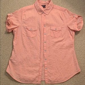 Eddie Bauer Short Sleeve Camp Shirt